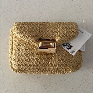 NWT H&M Straw Purse
